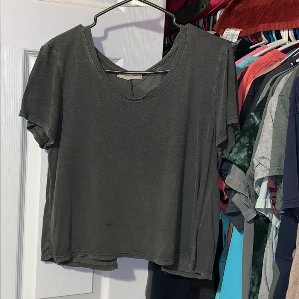Open back crop top